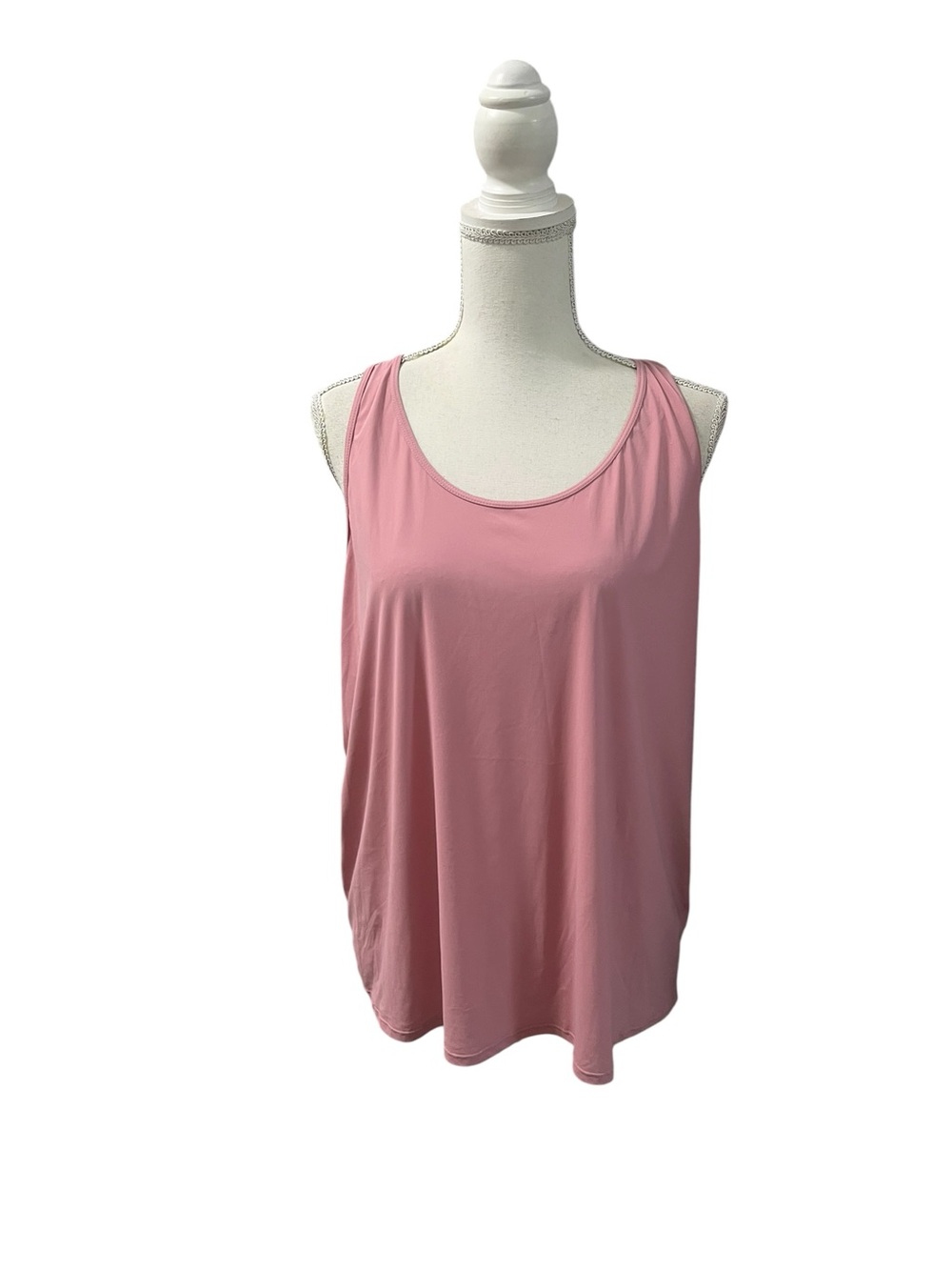 NWT Halara UltraScuplt Pink Scoop Neck Tank Athletic Wear XL Gym Dance
